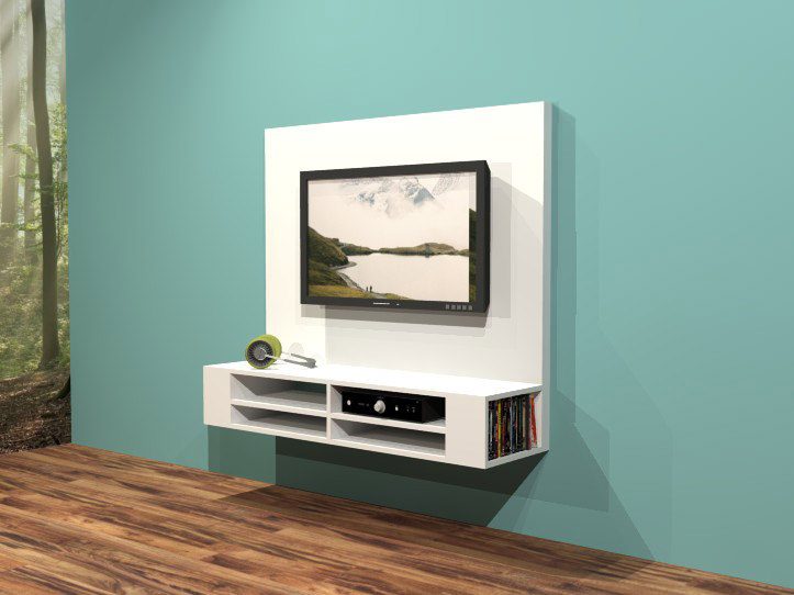 Wonderbaarlijk DIY Floating TV stand cabinet unit Penelope furniture plan YN-58