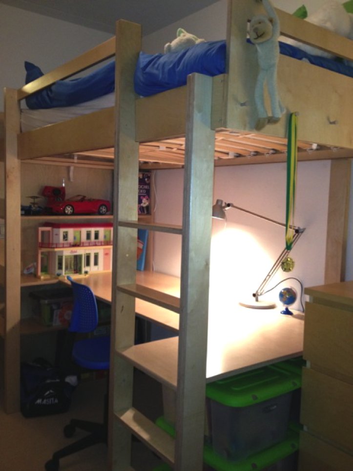 DIY Loft bed Ana made by
