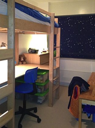 DIY Loft bed Ana made by