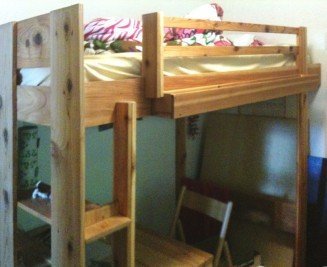 DIY Loft bed Ana made by