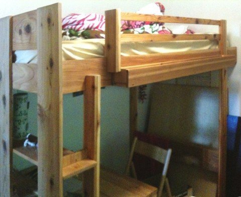 DIY Loft bed Ana made by