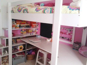 DIY Loft bed Ana made by