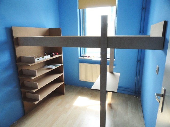 DIY Loft bed Ana made by