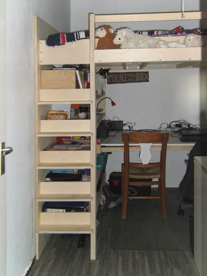 Photo DIY plans double loft bed 'AnaXL' by