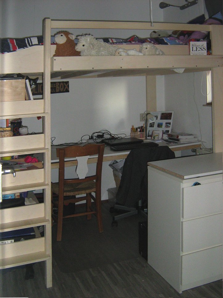 Photo DIY plans double loft bed 'AnaXL' by