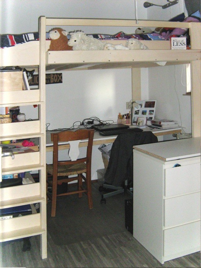 Photo DIY plans double loft bed 'AnaXL' by