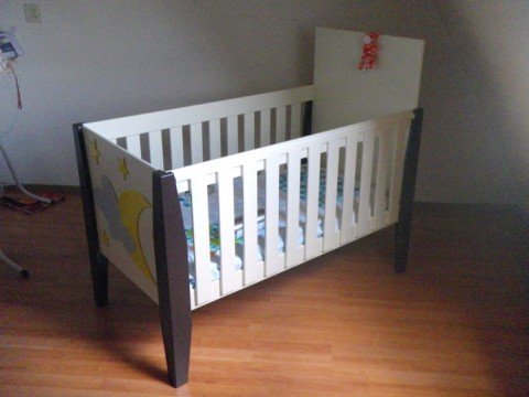 Photo DIY cot, bedstead 'Leon' by