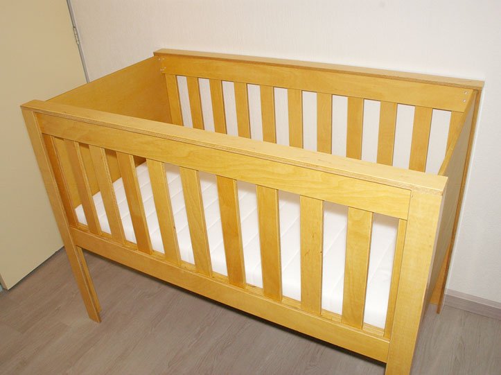 Photo DIY cot, bedstead 'Leon' by