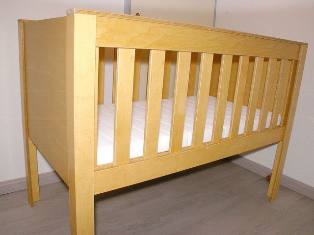 Photo DIY cot, bedstead 'Leon' by