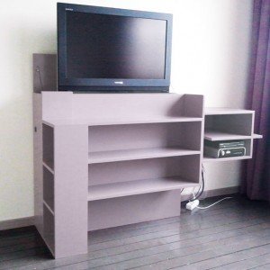 DIY TV stand with lift 'Javier' made by Coen-B-05 DIY TV stand with lift 'Javier' made by