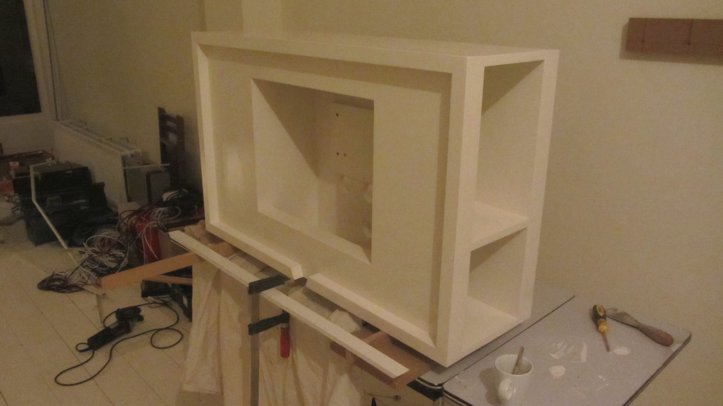 DIY floating TV cabinet 'Penelope' made by
