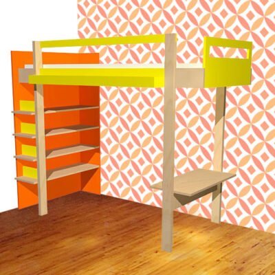 Diy Design Loft Bed Ana Furniture Plan, How To Make Your Own Loft Bed
