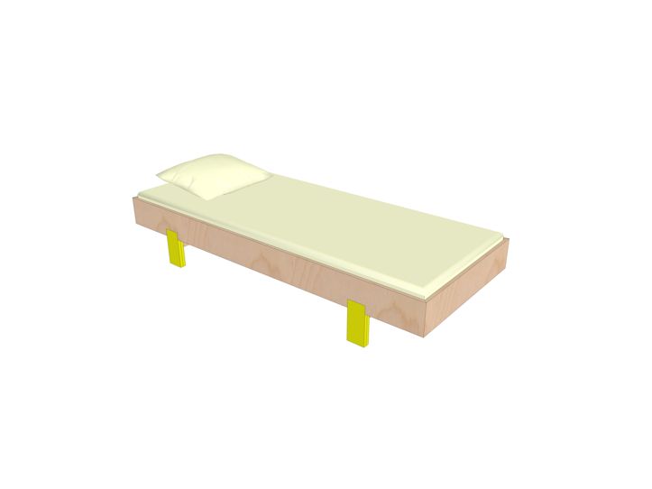 Building drawing single bed Sol