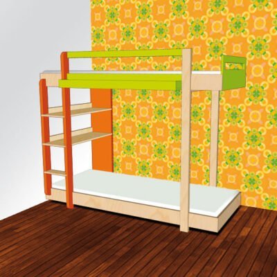 Drawing DIY plans bunk bed 'Thor'