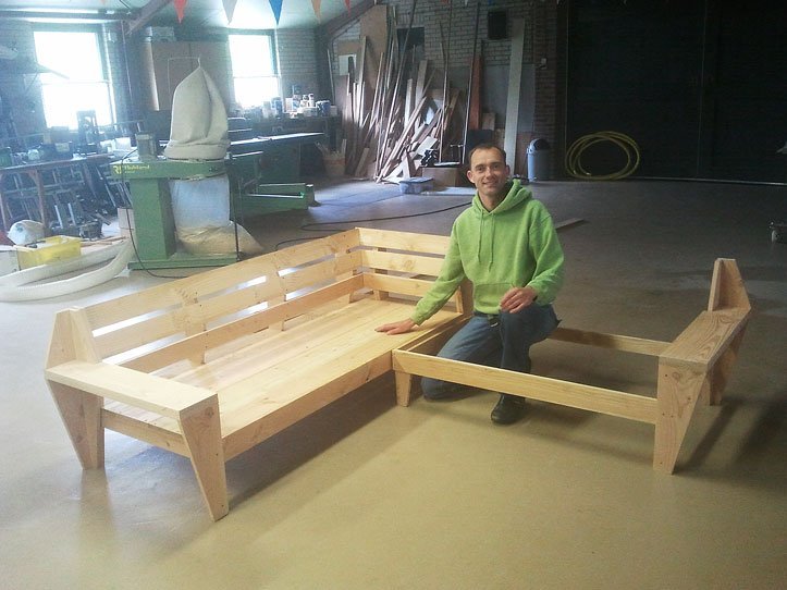 Photo DIY garden corner sofa 'YelmoXL' by Robert-B-1 Photo DIY garden corner sofa 'YelmoXL' by