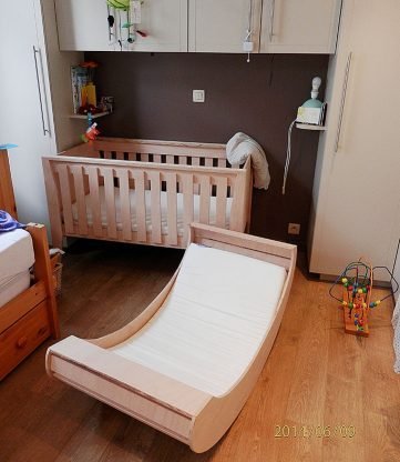 Photo DIY cot, bedstead 'Leon' by