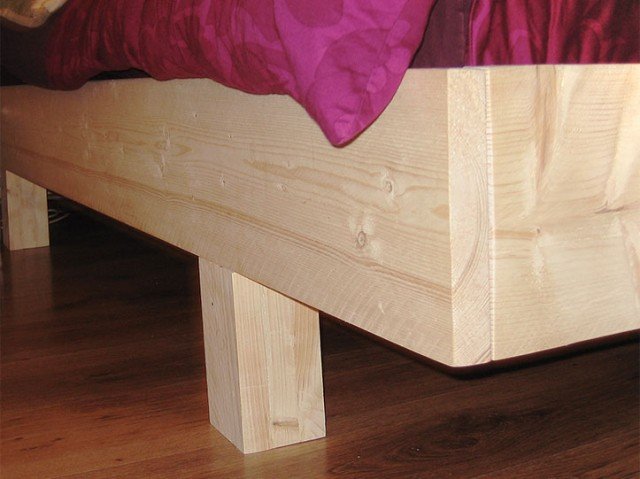 Photo DIY double bed 'Azobe' by