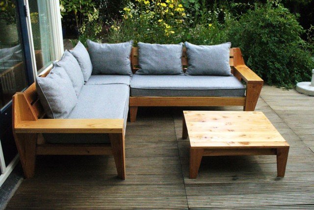 Photo DIY garden corner sofa 'YelmoXL' by