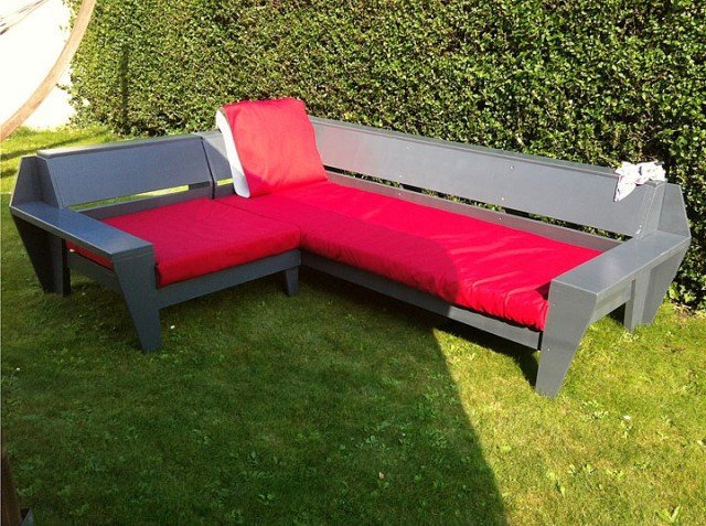 Photo DIY garden corner sofa 'YelmoXL' by