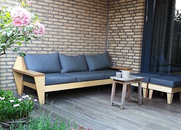 Photo DIY outdoor sofa 'Yelmo' by