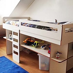 Photo DIY medium loft bed 'Demi' by Pieter-2 Photo DIY medium loft bed 'Demi' by