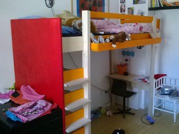 DIY Loft bed Ana made by