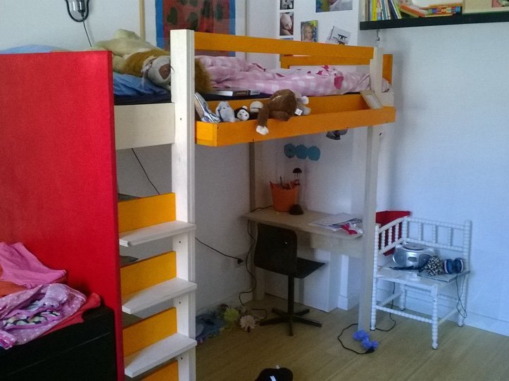 DIY Loft bed Ana made by