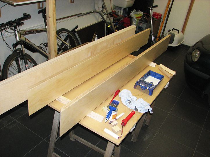 Photo DIY double bed 'Azobe' by