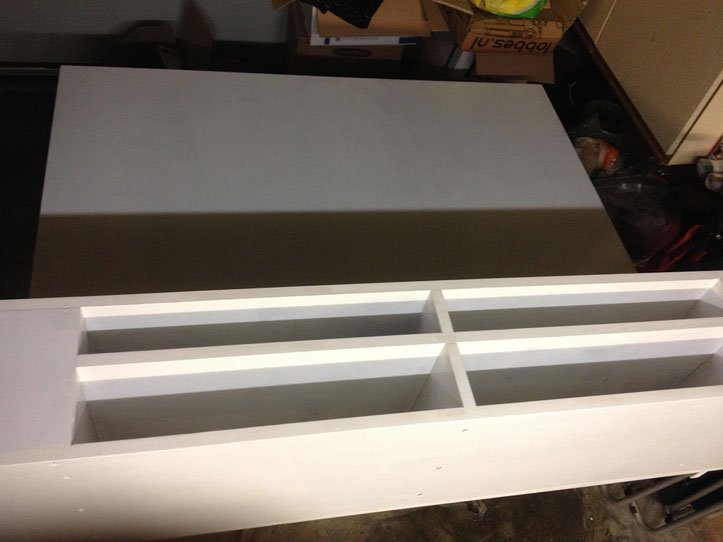 DIY floating TV cabinet 'Penelope' made by