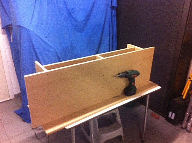 DIY floating TV cabinet 'Penelope' made by