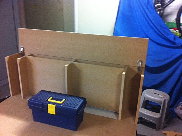 DIY floating TV cabinet 'Penelope' made by