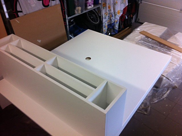 DIY floating TV cabinet 'Penelope' made by