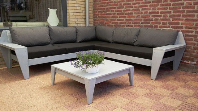 Photo DIY garden corner sofa 'YelmoXL' by