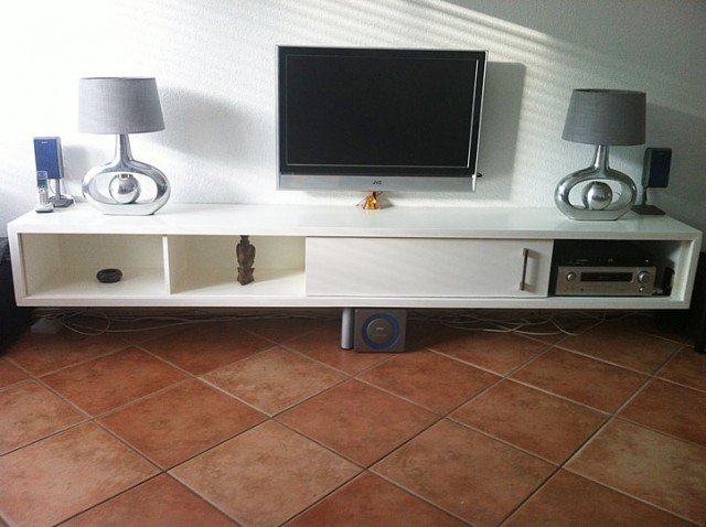 DIY floating TV cabinet 'ArturoXL' made by