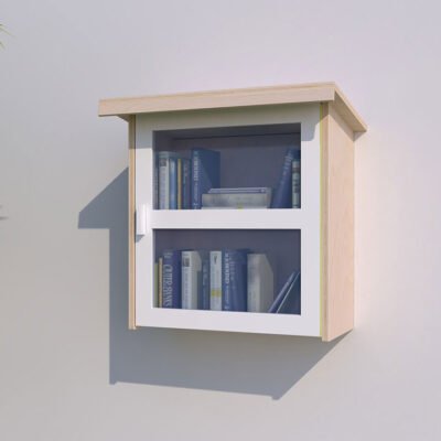 Drawing DIY little free library 'Libros'