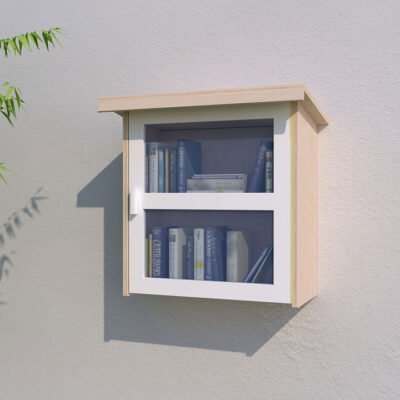 Drawing DIY little free library 'Libros'