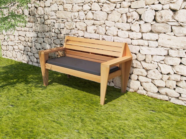 Preview Drawing DIY garden bench 'Turbon'