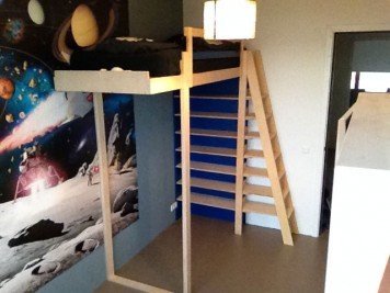 DIY Loft bed Ana made by