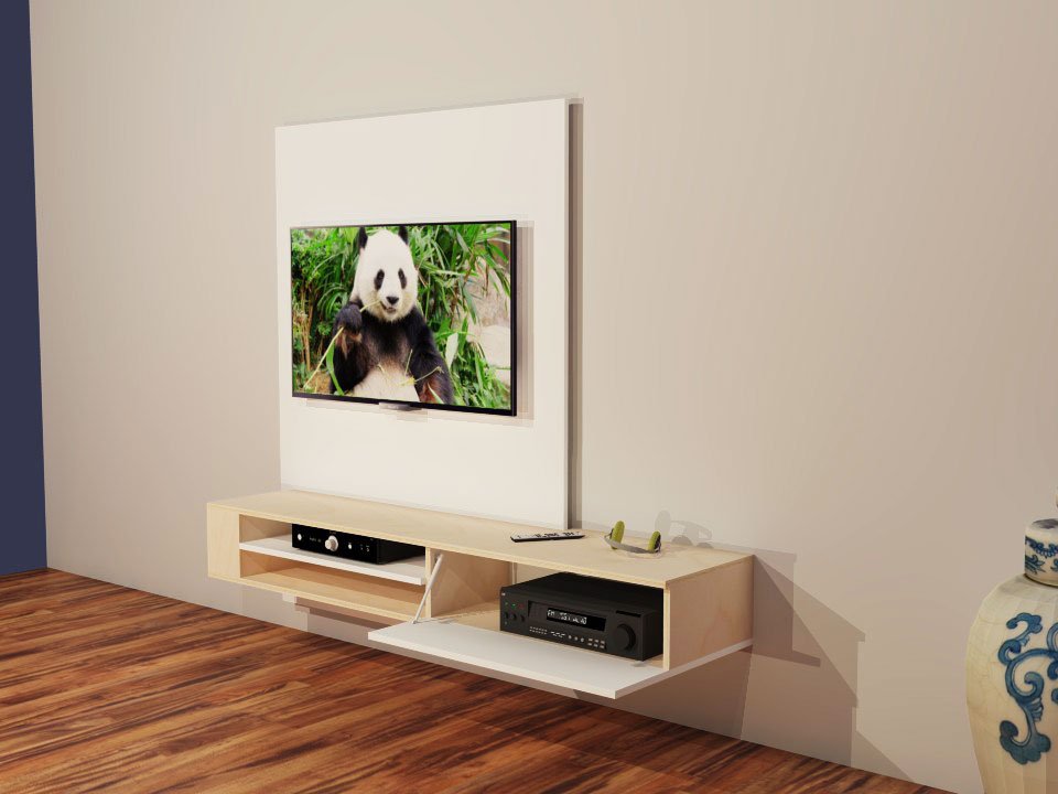 Wonderbaarlijk Furniture plan: build your own Modern Design TV unit GM-69