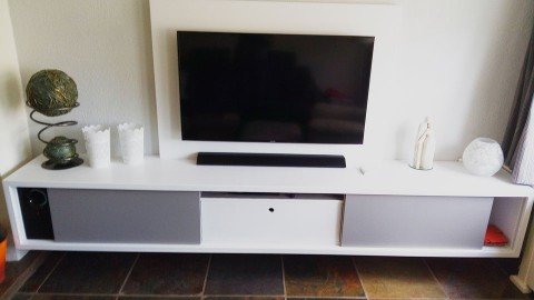 DIY floating TV cabinet 'ArturoXL' made by