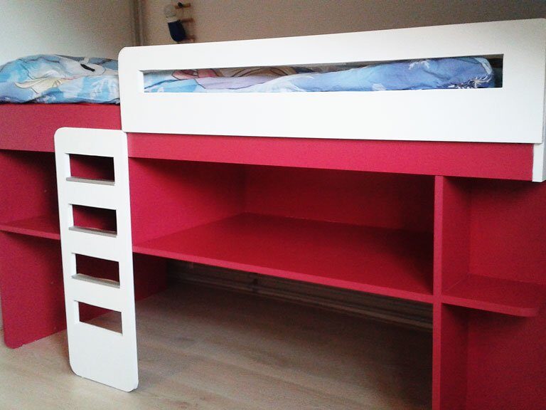 Photo DIY medium loft bed 'Demi' by