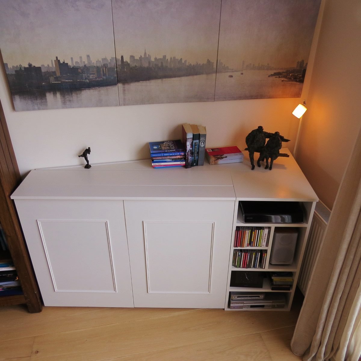 DIY TV stand with lift 'Astor' made by