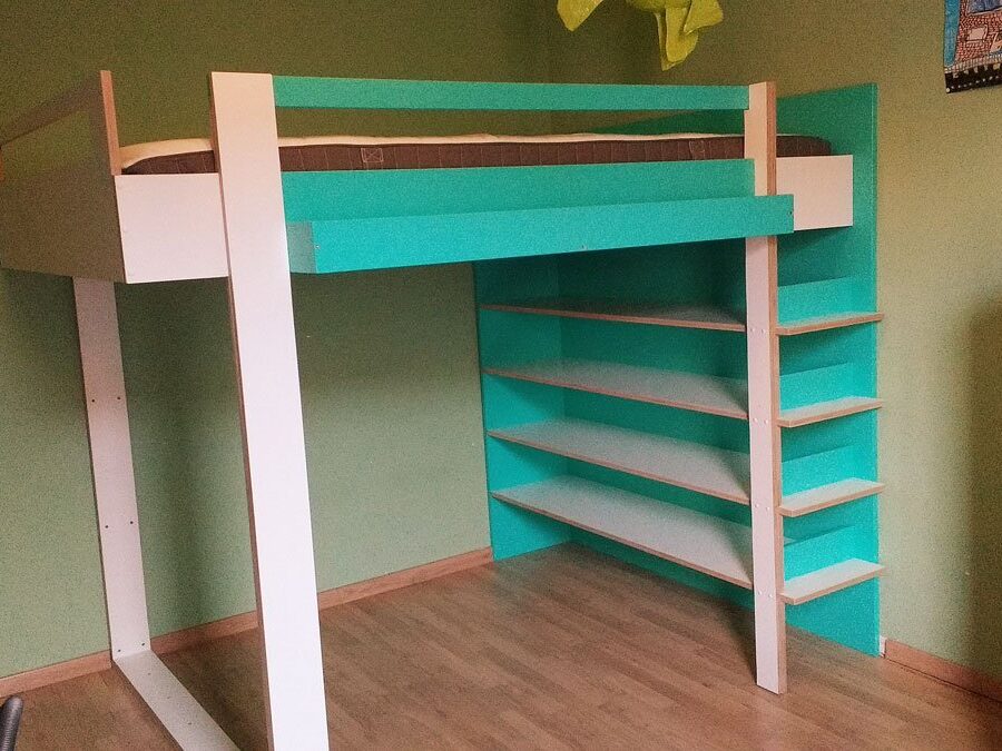 Photo DIY plans double loft bed 'AnaXL' by