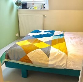 DIY Bed Azobe built by Joyce