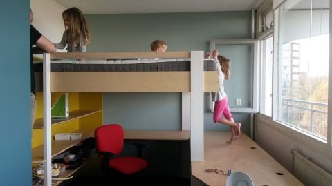 DIY double loft bed AnaXL by Theo