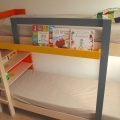 DIY bunk Mila built by Sicco