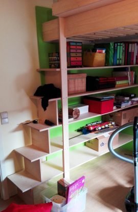 DIY Double loft bed AnaXL by Sitske-d-G, Design Neo-Eko