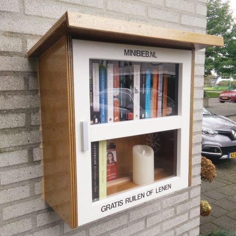 DIY free little library-Libros, Design by neo-Eko-by Rob-v-B