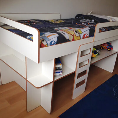 DIY design loft bed 'Demi' furniture plan