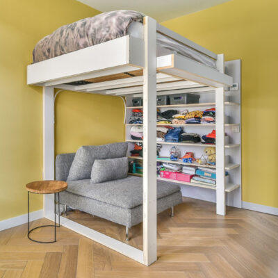 DIY design double loft bed 'AnaXL' furniture plan